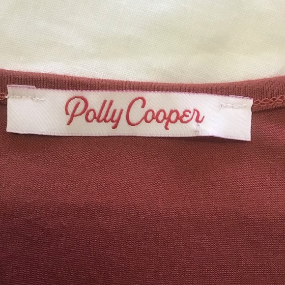 Polly Cooper Brick Red Geometric Sparkle Embellishment Tank Top, Size XL - Picture 4 of 10